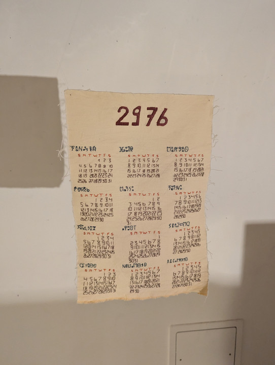 Missy, <i>2976</i>, 2026, tissus de seconde main, 28,5 x 41,1 cm. - Missy